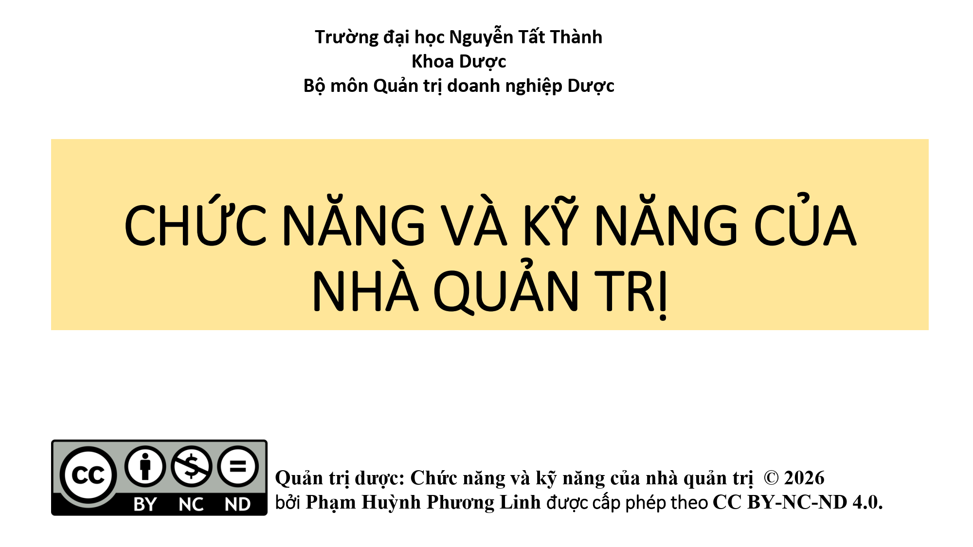 Quản trị dược: Chức năng và kỹ năng của nhà quản trị KD_004